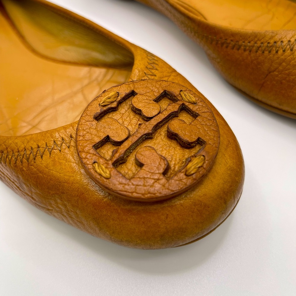 Tory Burch Camel Flats